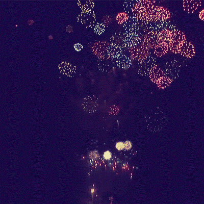 Gif animé feux d'artifices 123